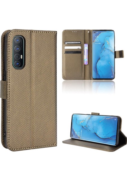 Oppo Oppo 3 Pro Için Kickstand Kapak Manyetik Cüzdan Kart Tutucu (Yurt Dışından)