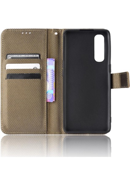 Oppo Oppo 3 Pro Için Kickstand Kapak Manyetik Cüzdan Kart Tutucu (Yurt Dışından)