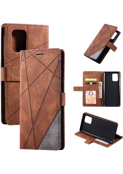 Samsung Galaxy S10 Lite Için Kılıf Pu Deri Darbeye Cüzdan Flip Folio (Yurt Dışından) modelleri