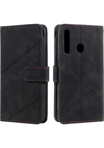 Huawei P Akıllı 2019 Bileklik Pu Deri Kart Tutucu Kickstand Için Kılıf (Yurt Dışından)