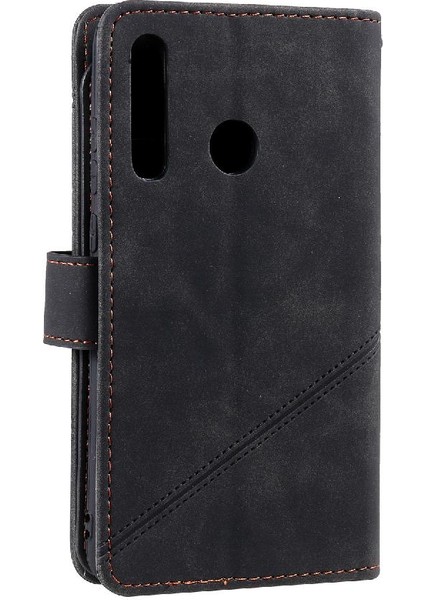 Huawei P Akıllı 2019 Bileklik Pu Deri Kart Tutucu Kickstand Için Kılıf (Yurt Dışından)