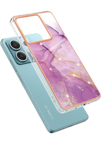 Xiaomi Redmi Için Not 13 5g Ince Tpu Yumuşak Tampon Mermer Desen (Yurt Dışından) fiyatları