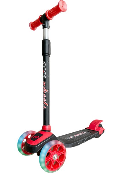 Cool Wheels Twist 3 + Yüksekliği Ayarlanabilir Işıklı Scooter