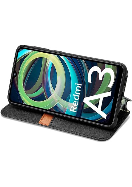 Xiaomi Redmi A3 Kılıf Için Kılıf Moda Tasarım Kapak Çevirin Cüzdan (Yurt Dışından) fırsatları