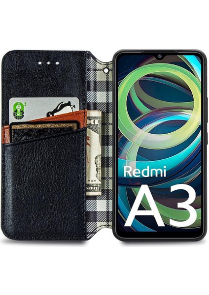 Xiaomi Redmi A3 Kılıf Için Kılıf Moda Tasarım Kapak Çevirin Cüzdan (Yurt Dışından) indirimleri