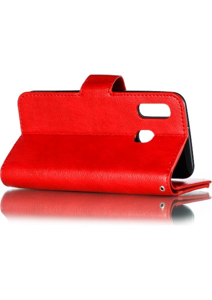 Samsung Galaxy A20E Kickstand Manyetik 9 Kart Yuvaları Cüzdan Pu (Yurt Dışından)