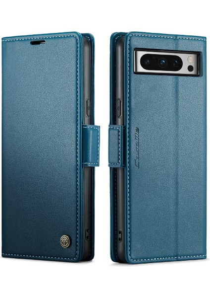 Google Pixel 8 Pro Anti Dolandırıcılık Kickstand Darbeye Dayanıklı Durumda (Yurt Dışından)