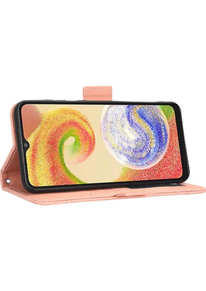 Samsung Galaxy A04 Için Kılıf Ayarlanabilir Ayrılabilir Kart Tutucu Manyetik Kapatma (Yurt Dışından)