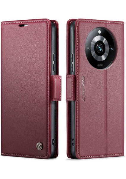 Realme 11 Pro Anti Dolandırıcılık Darbeye Dayanıklı Durumda Kart Yuvası Cüzdan (Yurt Dışından)