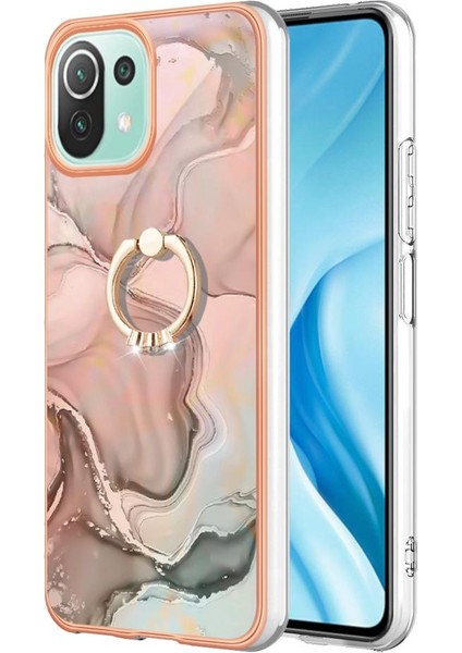 Xiaomi 11 Lite 5g Için Kılıf 360 &deg; Dönebilir Halka Mermer Darbeye Tpu (Yurt Dışından) fiyatları