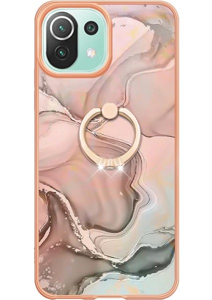 Xiaomi 11 Lite 5g Için Kılıf 360 &deg; Dönebilir Halka Mermer Darbeye Tpu (Yurt Dışından) fırsatları
