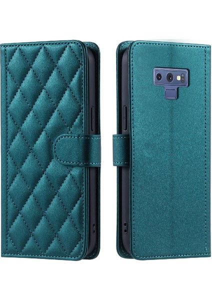 Samsung Galaxy Not 9 Için Telefon Kılıfı El Kayışı Manyetik Flip Folio Kart (Yurt Dışından)