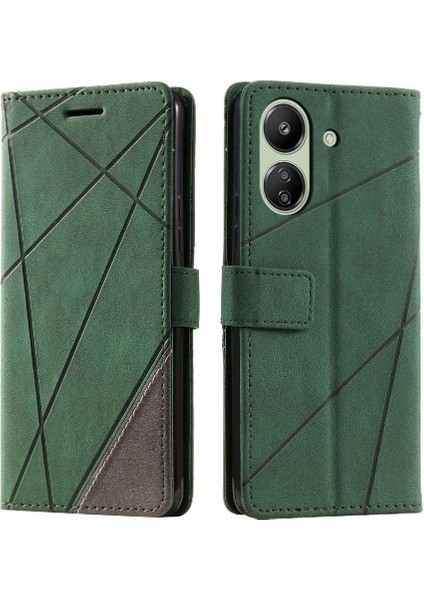 Xiaomi Poco C65 Cüzdan Flip Folio Darbeye Manyetik Kart Tutucu (Yurt Dışından)
