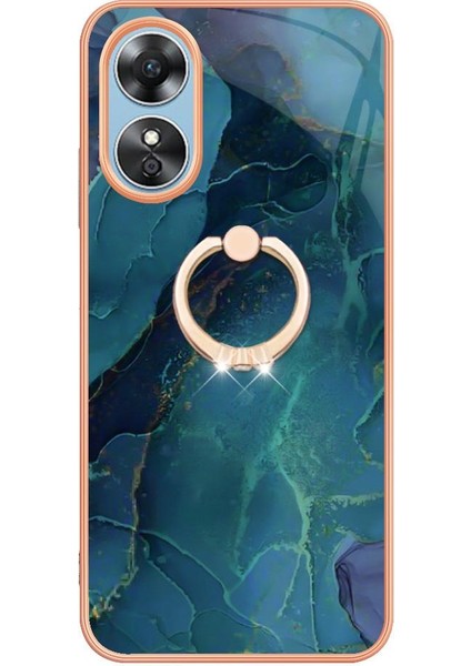 Oppo A17 4g Tampon Için Kılıf 360 &deg; Dönebilir Halka Mermer Darbeye Tpu (Yurt Dışından) fiyatları