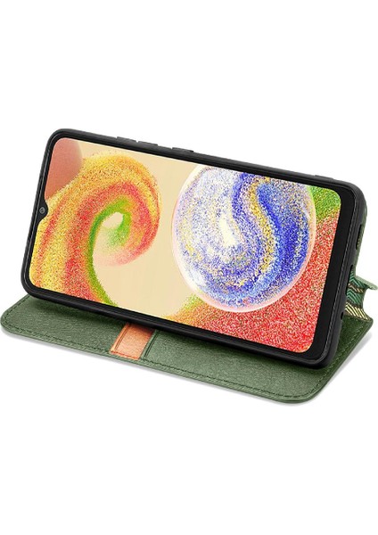 Samsung Galaxy A04 Için Kılıf Kapak Kapak Moda Tasarımı Zarif Iş (Yurt Dışından)