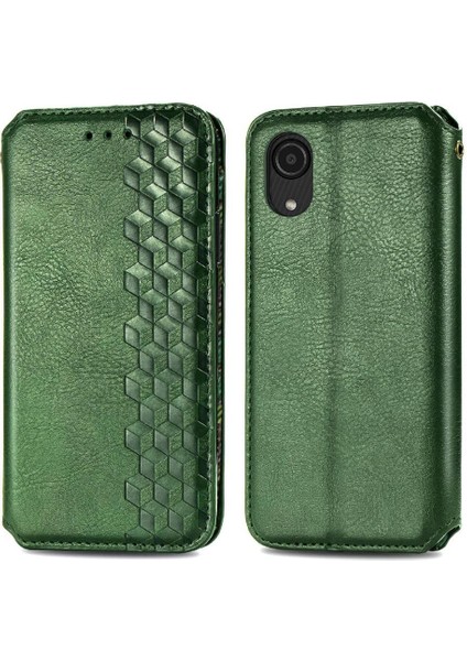 Samsung Galaxy A03 Çekirdek Zarif Iş Moda Tasarım Deri (Yurt Dışından)