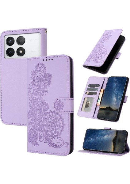 Xiaomi Poco X6 Pro Pu Deri Manyetik Kapatma Flip Folio Kitap (Yurt Dışından)