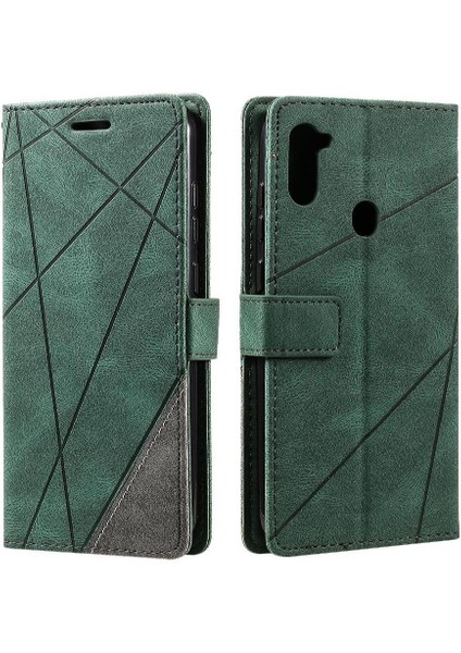 Samsung Galaxy A11 Için Kılıf Cüzdan Flip Folio Manyetik Kart Tutucu Pu (Yurt Dışından)
