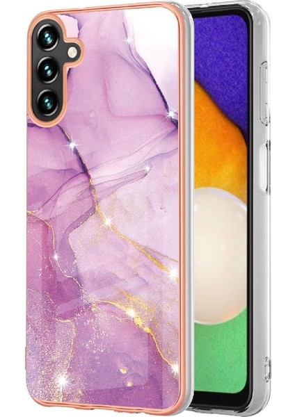 Samsung Galaxy Case Koruma Mermer Desen Ince Tpu Yumuşak Tampon (Yurt Dışından)