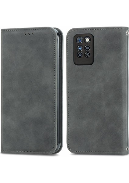Infinix Not 10 Pro Cüzdan Fermuar Kordon Basit Iş Durum Için Kılıf (Yurt Dışından) indirimleri