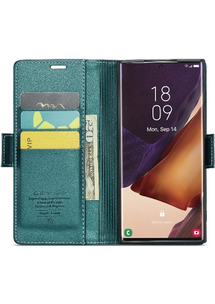 Samsung Galaxy Not 20 Ultra Cüzdan Kılıf Anti Dolandırıcılık Kartı Için Caseme Durumda (Yurt Dışından)
