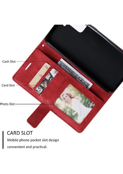Samsung Galaxy S21 Artı Pu Deri Cüzdan Flip Folio Manyetik (Yurt Dışından)