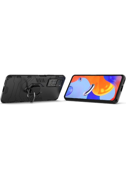 Xiaomi Redmi Için Not 11 Pro 360 &deg; Dönen Halka Darbeye Kapak Damla (Yurt Dışından)