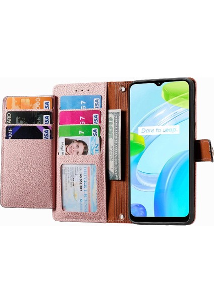 Realme C30 Deri Kılıf Kordon Fermuar Aşk Cüzdan (Yurt Dışından) fırsatları