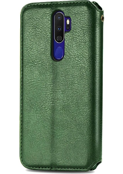 Oppo A5 2020 Zarif Iş Deri Kılıf Kapak Kapak Moda (Yurt Dışından) fırsatları