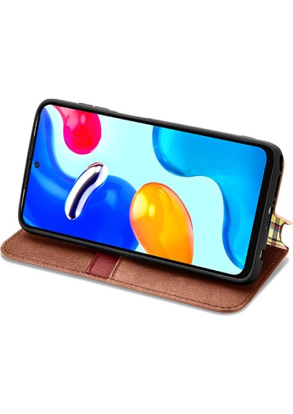 Xıaomı Redmi Not 11S Cüzdan Fonksiyonu Için Kılıf Kapak Çevirin Zarif Kılıf (Yurt Dışından)