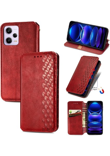 Xıaomı Redmi Not 12 Pro Zarif Iş Moda Tasarım Flip Case (Yurt Dışından)