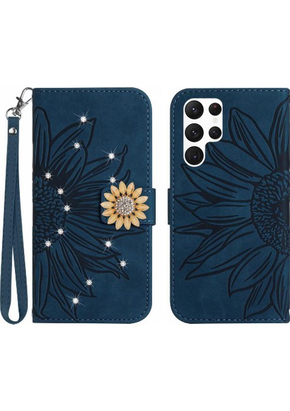 Samsung Galaxy S24 Ultra Flip Cüzdan Kredi Kartı Kartı Tutucu Pu (Yurt Dışından)