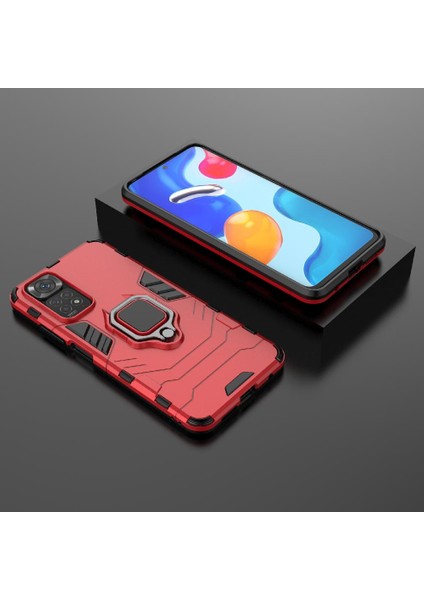 Xiaomi Redmi Için Not 11 4g 360 &deg; Dönen Halka Darbeye Kapak Damla (Yurt Dışından)