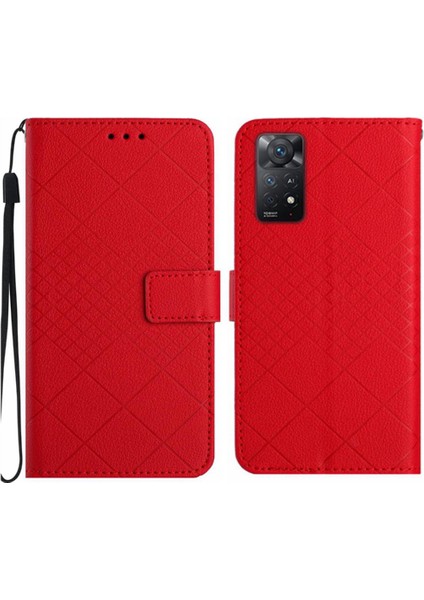 Xiaomi Redmi Not 11 Için Flip Case Pro Elmas Kabartmalı Cüzdan Pu Deri (Yurt Dışından)