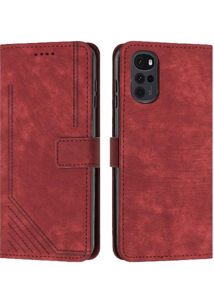 Uyumlu Motorola Moto G22 Cüzdan Kılıfı (Yurt Dışından)