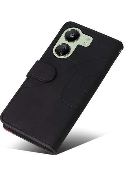 Xiaomi Redmi Için Kılıf Kickstand Pu Deri Flip Folio Kılıf Kickstand Koruyucu (Yurt Dışından)