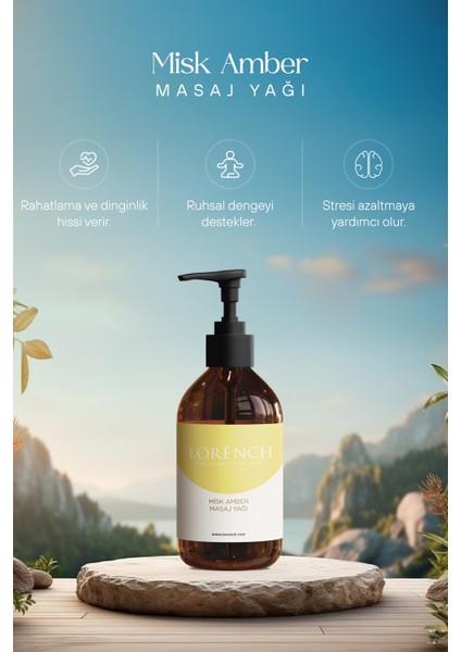 Misk Amber Aromaterapötik Masaj Yağı 250 ml fiyatları