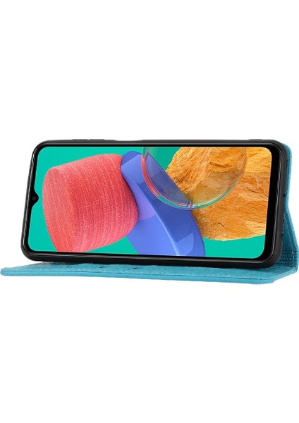 Manyi Mall Samsung Galaxy M33 5g Flip Folio Kitap El Cüzdan Kredi Kartı Pu (Yurt Dışından)