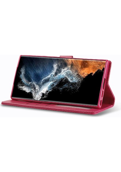 Samsung Galaxy S23 Ultra Tutucu Kart Yuvaları ile Cüzdan Buzağı Flip (Yurt Dışından) fırsatları