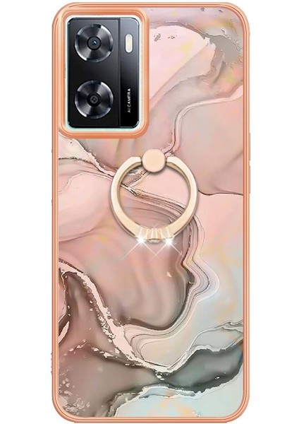 Oneplus Nord N300 5g Mermer Darbeye Tpu Silikon 360 &deg; Halka Için Kılıf (Yurt Dışından)