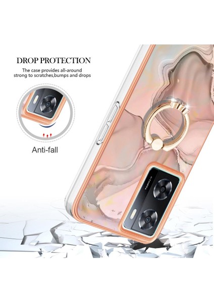 Oneplus Nord N300 5g Mermer Darbeye Tpu Silikon 360 &deg; Halka Için Kılıf (Yurt Dışından) modelleri