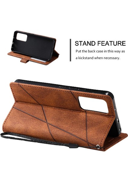 Xiaomi 12 Lite Için Kılıf Kart Tutucu Kickstand Manyetik Darbeye Cüzdan (Yurt Dışından)