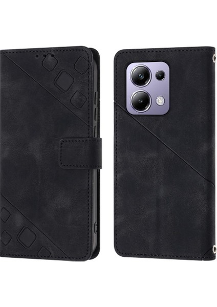 Xiaomi Redmi Için Not 13 Pro 4g Kart Tutucu Cüzdan Kapak Çevirin Deri (Yurt Dışından)
