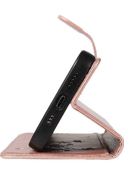 Xiaomi Redmi Için Not 12 5g Kabartmalı Kelebek ve Kart Yuvası Yüksek (Yurt Dışından)