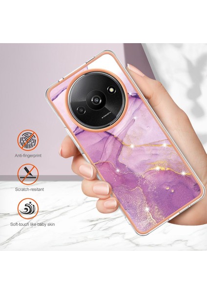 Xiaomi Redmi A3 Mermer Desen Yumuşak Tampon Koruma Için Kılıf Ince Tpu (Yurt Dışından) indirimleri