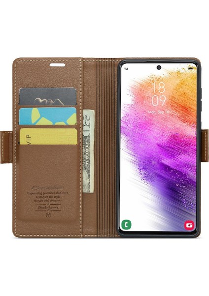Samsung Galaxy A73 Darbeye Dayanıklı Durumda Kart Yuvası Anti Dolandırıcılık (Yurt Dışından)