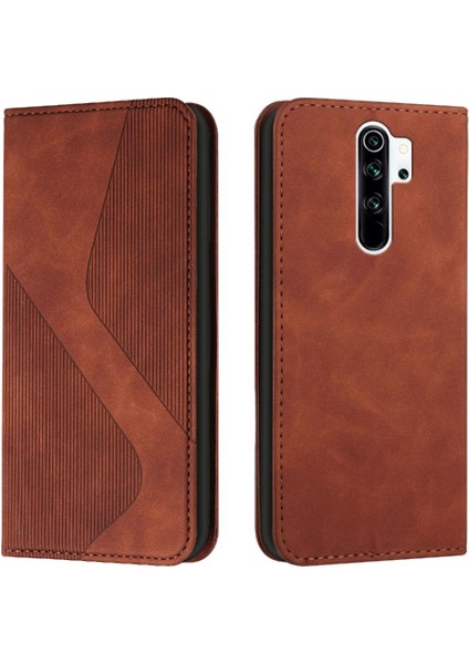 Xiaomi Redmi 9 Için Kılıf Cüzdan Kickstand Manyetik Folio Kapak Kart Yuvaları Pu (Yurt Dışından)