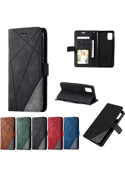 Samsung Galaxy Case Pu Deri Darbeye Dayanıklı Manyetik Kart Tutucu Için Kılıf (Yurt Dışından)