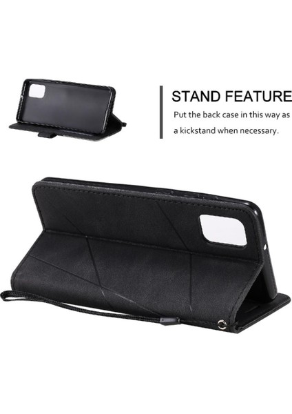 Samsung Galaxy Case Pu Deri Darbeye Dayanıklı Manyetik Kart Tutucu Için Kılıf (Yurt Dışından)