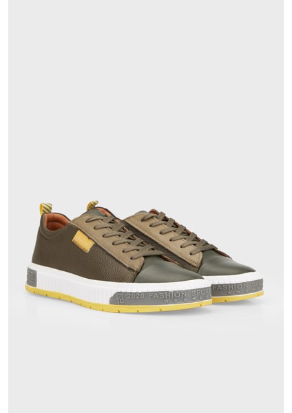 Hakiki Deri Sneaker Ayakkabı Erkek Ayakkabı 15215076H1 modelleri
